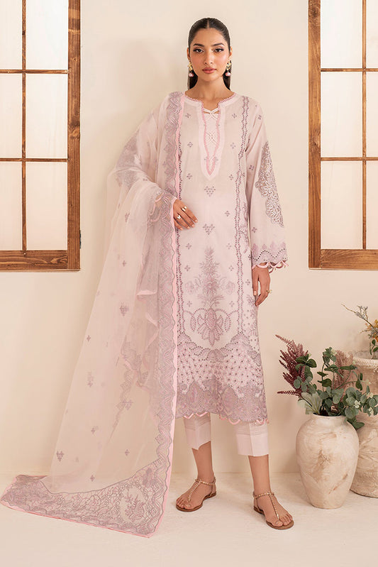 Lamhay By Zarif Unstitched 3 Piece Luxury Eid Lawn Collection-07-Nerisa