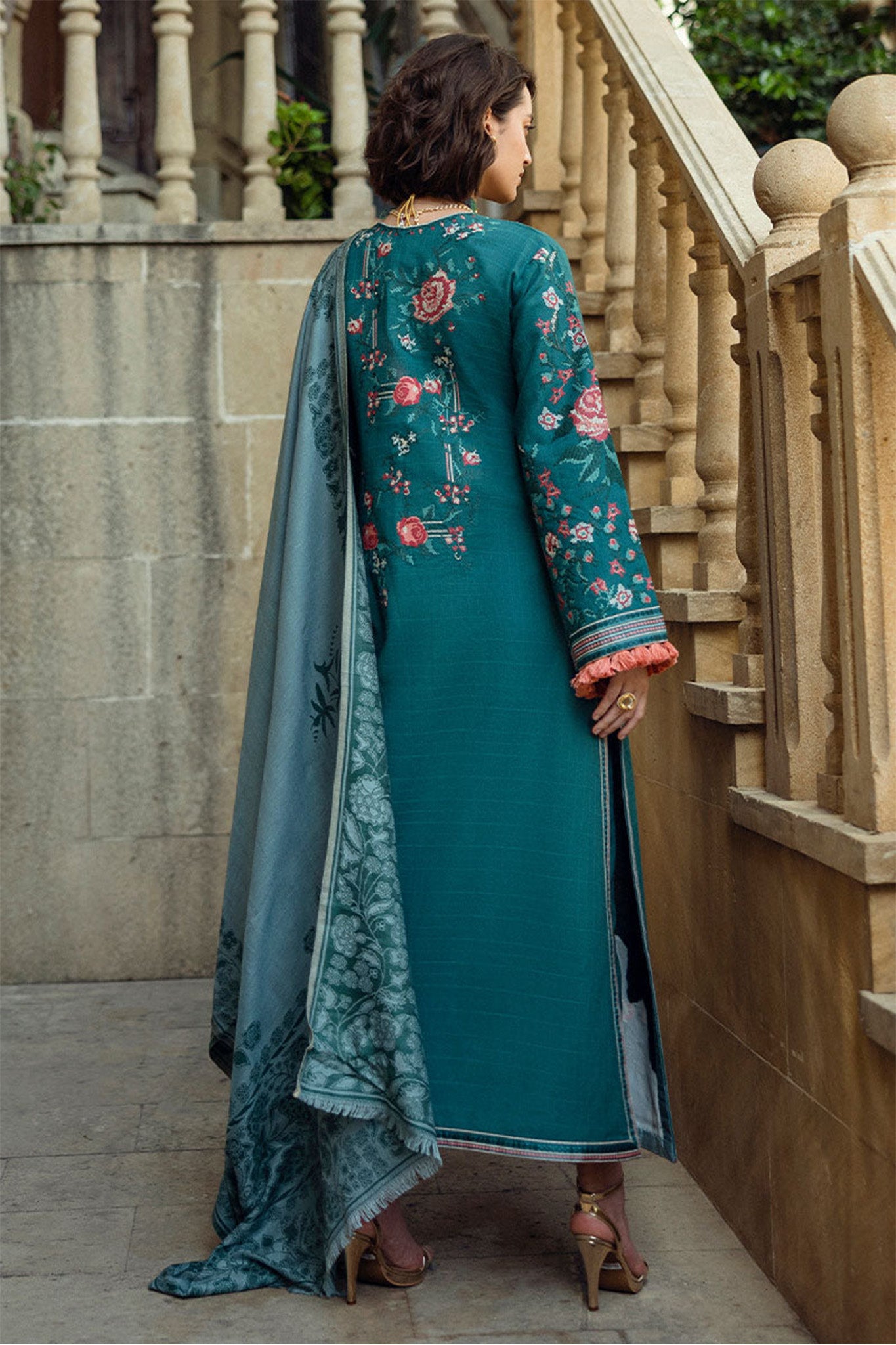 Broadway By Mushq Unstitched 3 Piece Winter Collection'2024-MWI-07-Whispered Secrets