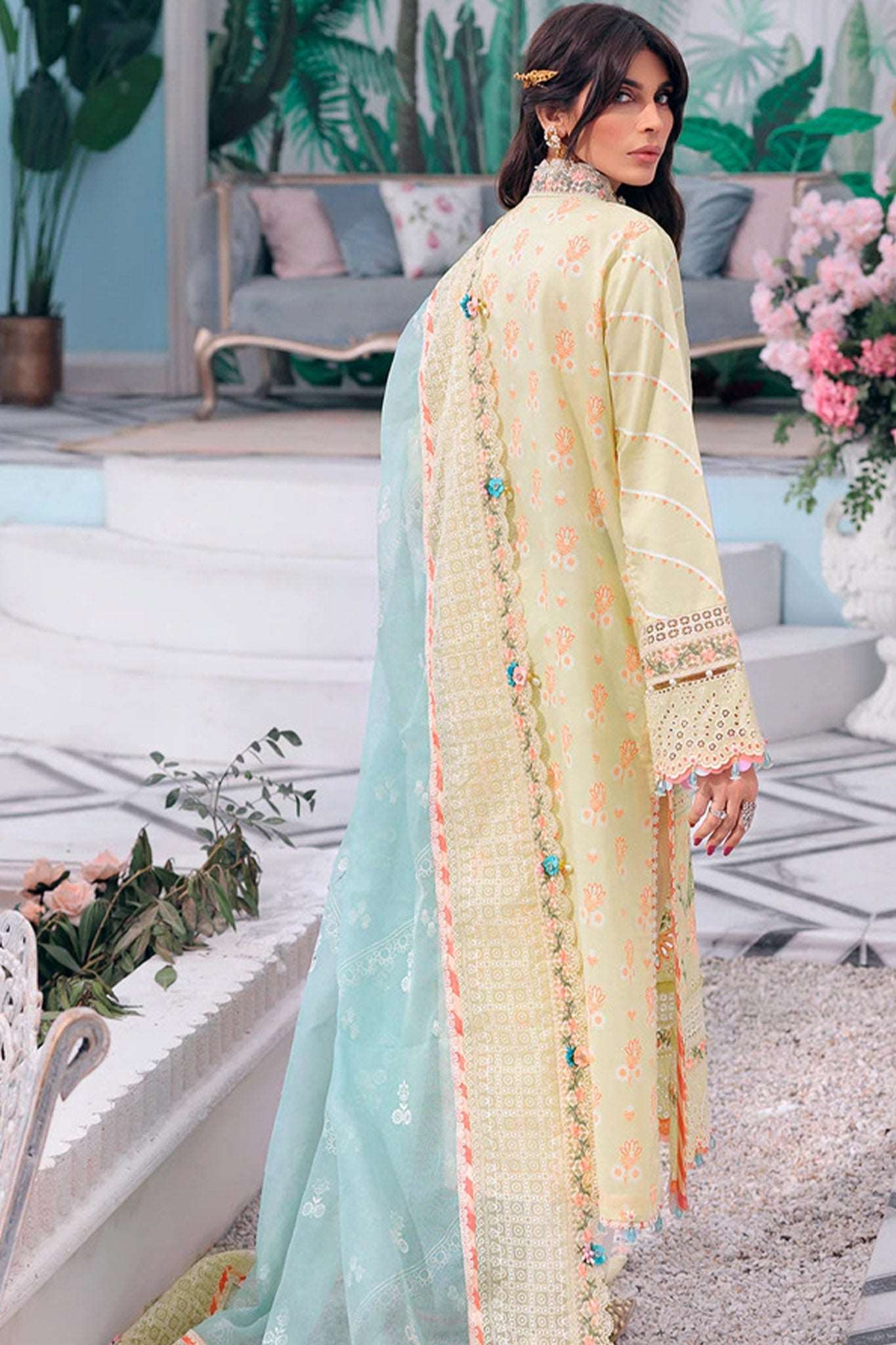 Afsana by Anaya Unstitched 3 Piece Luxury Eid Festive Lawn Collection'2022-AL22-07