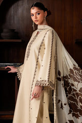 Zarif Unstitched 3 Piece Emb Lawn Summer Suit-ZF-07-Aria