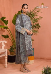 Asim Jofa Gul Rung Pret Collection Ajgr-08 Printed Cotton Silk 2 Pcs