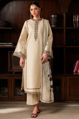 Zarif Unstitched 3 Piece Emb Lawn Summer Suit-ZF-07-Aria
