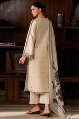Zarif Unstitched 3 Piece Emb Lawn Summer Suit-ZF-07-Aria