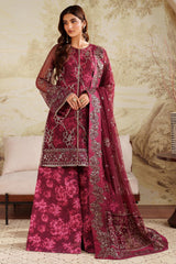 Zaneera by Zarif Unstitched 3 Piece Printed & Emb Formals Collection'2025-Zrf-Zpe-07-Falek