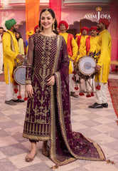 Asim Jofa Dastaan Ajda-03 Embroidered Chiffon 3 Pcs