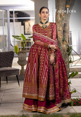 Asim Jofa Mera Haseen Jora - RTW Ajjh-08 Embroidered Organza 3 Pcs