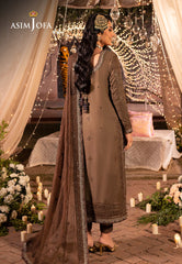 Asim Jofa Dastaan Ajda-05 Embroidered Lawn Silk 3 Pcs