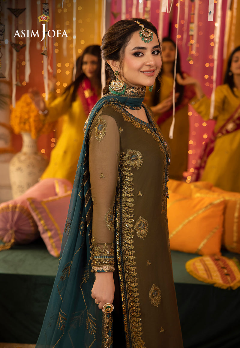 Asim Jofa Dastaan Ajda-16 Embroidered Chiffon 3 Pcs