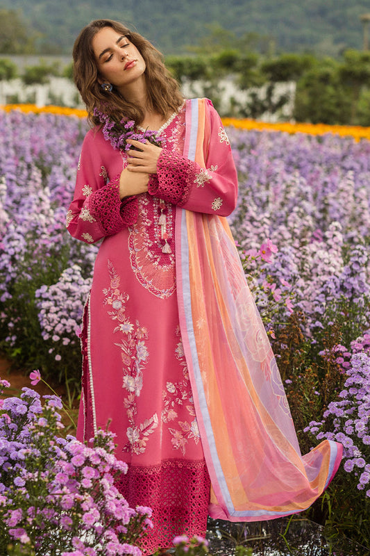 The Secret Garden Hemline By Mushq Unstitched 3 Piece Summer Collection'2025-08-A-Garden of Dreams