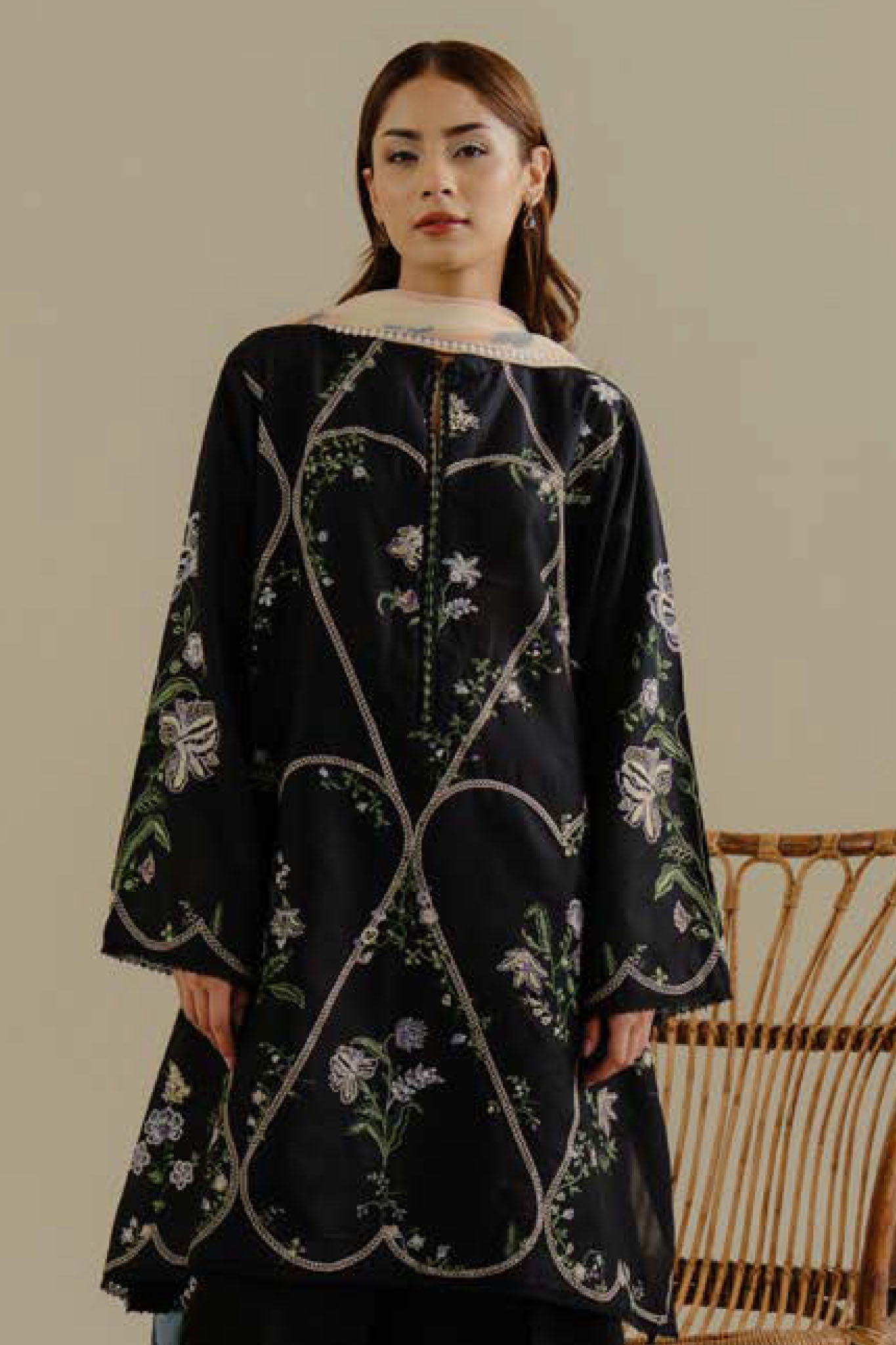 COCO By Zara Shah Jahan Unstitched 3 Piece Lawn Drop 2 Collection'2025-08-A-Tara