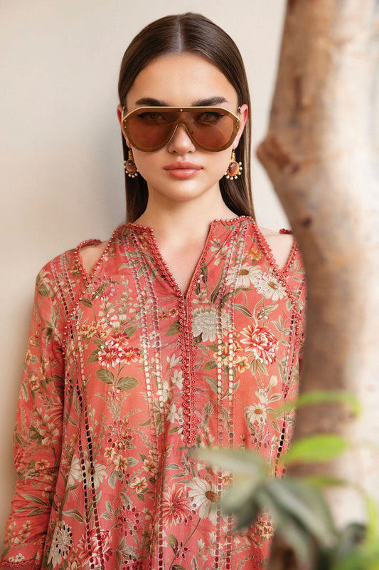 M.Prints By Maria B Unstitched 3 Piece Spring Summer Collection'2025-08-A