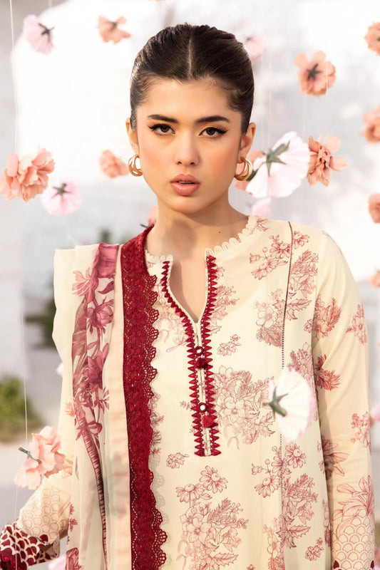 M.Basics By Maria B Unstitched 3 Piece Lawn Vol-01 Collection-08-A