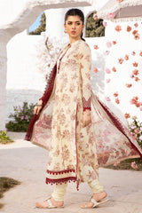 M.Basics By Maria B Unstitched 3 Piece Lawn Vol-01 Collection-08-A