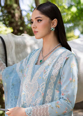 Bloom By Saira Shakira Unstitched 3 Piece Luxury Lawn Collection'2025-08-B-Sweet Opel