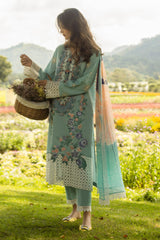 The Secret Garden Hemline By Mushq Unstitched 3 Piece Summer Collection'2025-08-B-Whimsical Wisteria