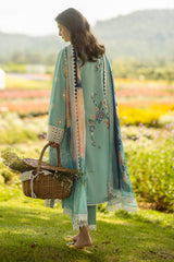 The Secret Garden Hemline By Mushq Unstitched 3 Piece Summer Collection'2025-08-B-Whimsical Wisteria