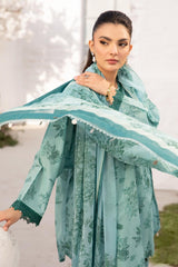 M.Basics By Maria B Unstitched 3 Piece Lawn Vol-01 Collection-08-B