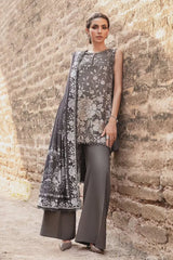 M Prints By Maria B Unstitched 3 Piece Winter Edition Collection'2024-08-B