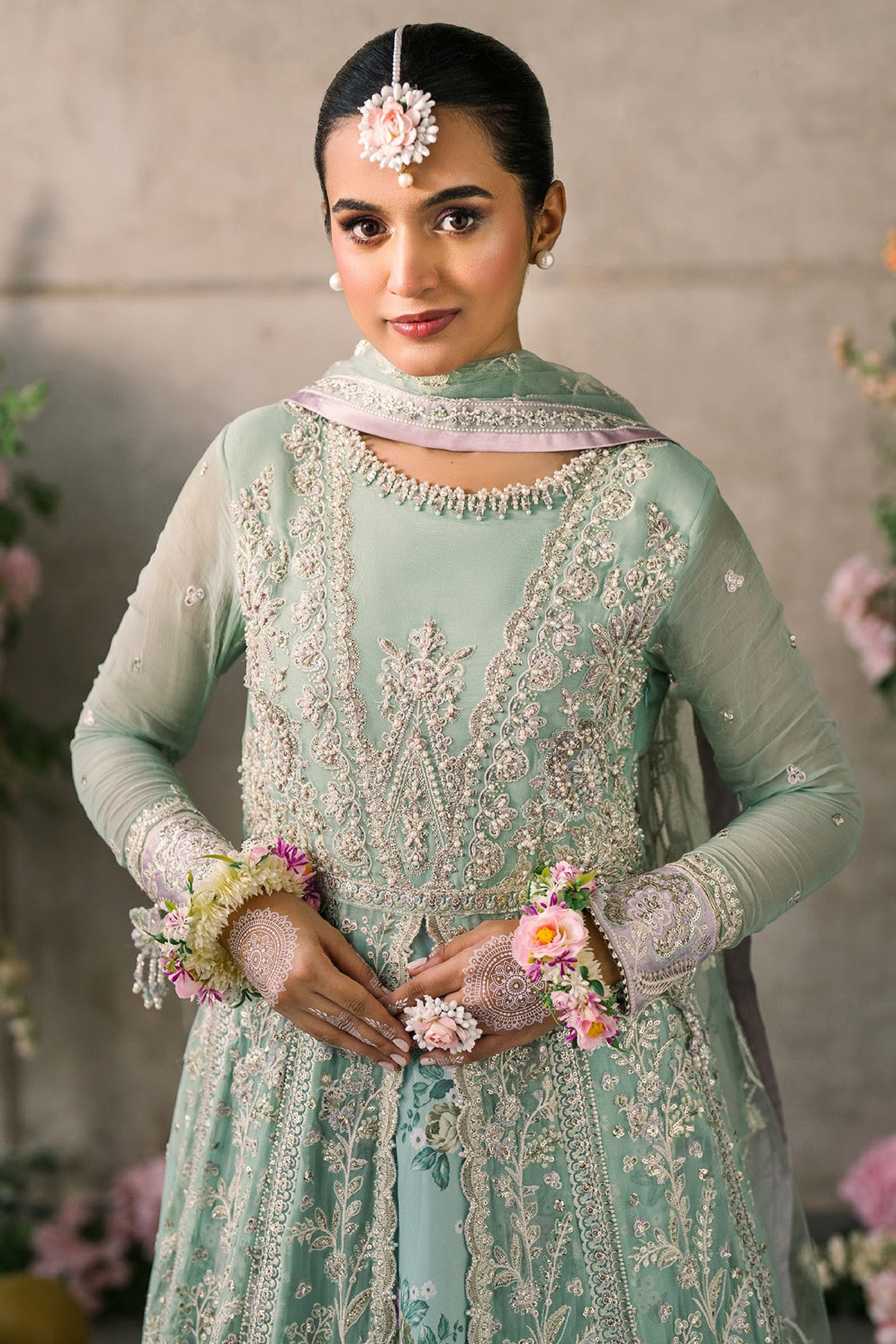 Mastani Evening By Mushq Unstitched 3 Piece Luxury Formals Chiffon Collection'2024-MCH-02-Faiza