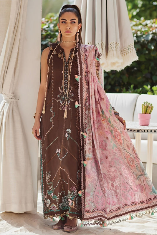 Wes By Farah Talib Aziz Unstitched 3 Piece Luxury Summer Collection-08-Luella Lindtt