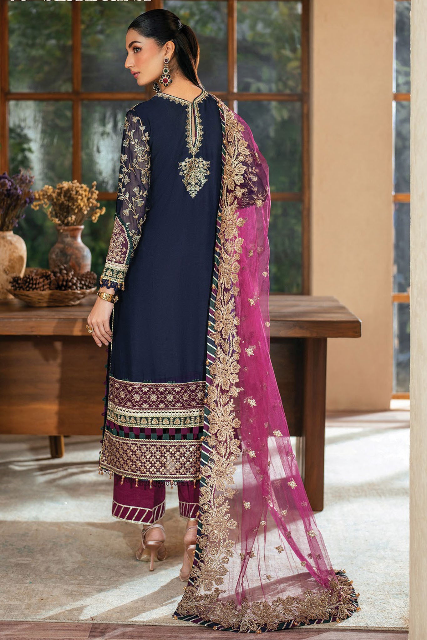 Niran By Xenia Unstitched 3 Piece Luxury Formals Collection-08-Seraphina