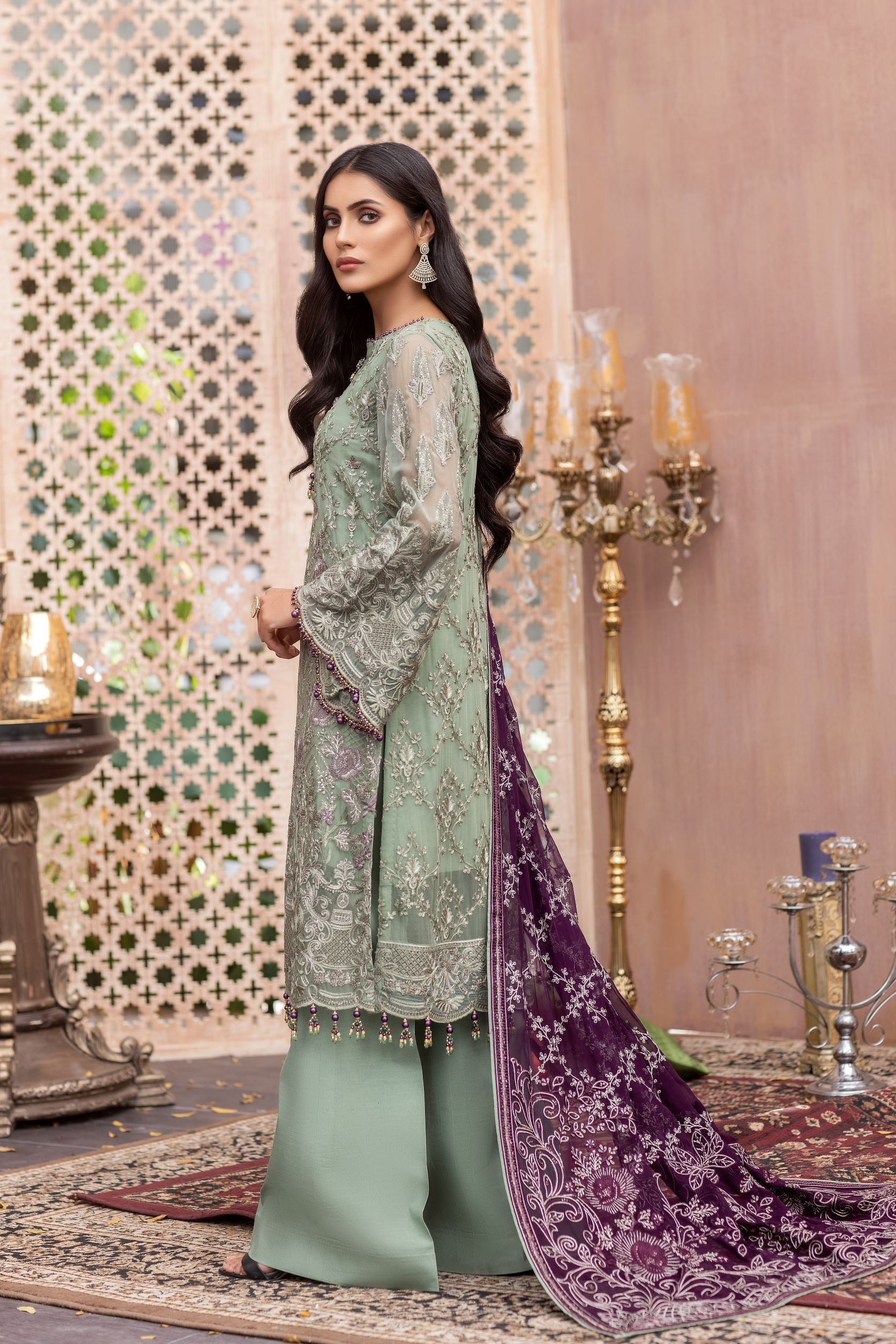 Flossie Unstitched 3 Piece Formals Executive Vol-03 Collection'2025-Floressence