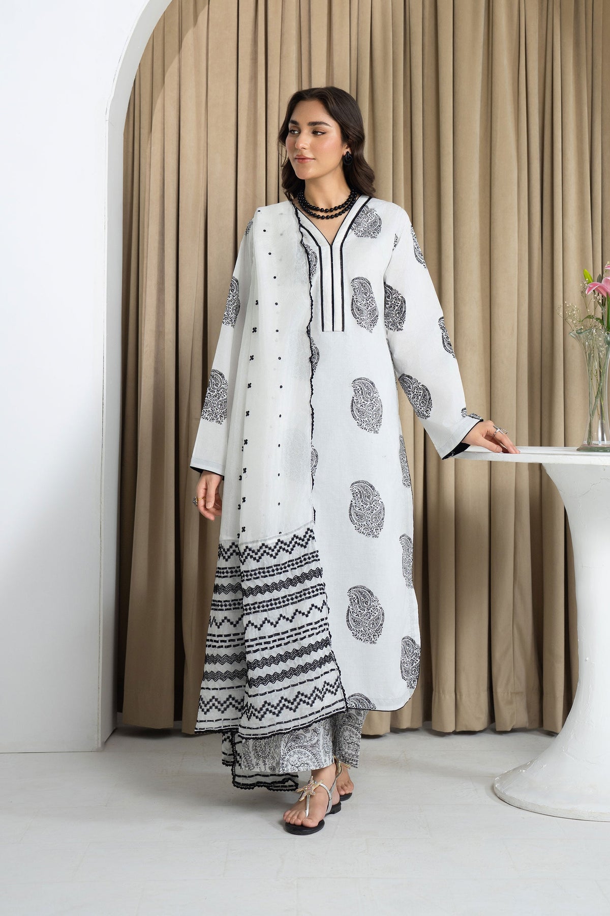 Mannat Clothing Stitched Spring Edit-Shadow