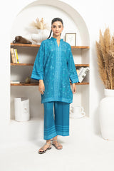 Panache Apparel-Stitched Summer Suit-Cassia
