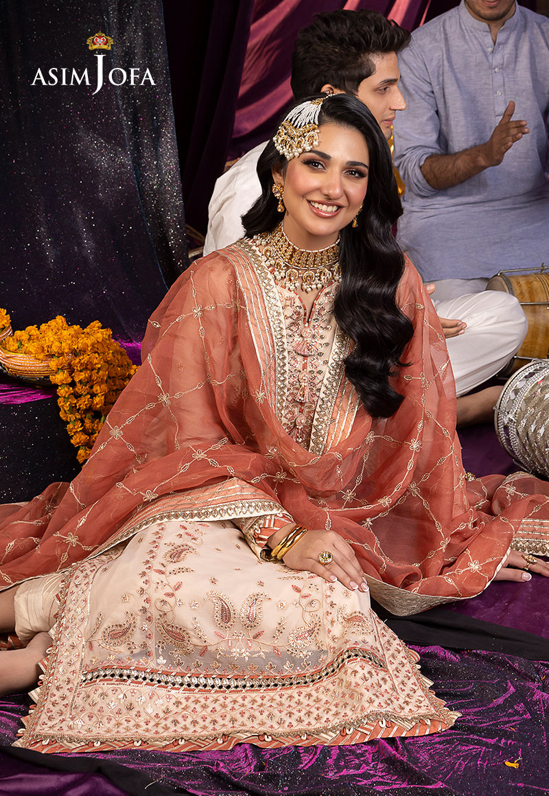 Asim Jofa Dastaan Ajda-13 Embroidered Chiffon 3 Pcs