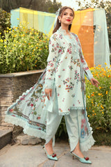 M.Basics By Maria B Unstitched 3 Piece Lawn Vol-01 Collection-09-B