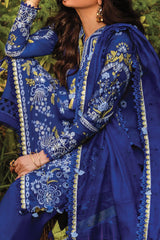 Siraa Lawn By Sadaf Fawad Khan Unstitched 3 Piece Emb Lawn Vol-02 Collection'2024-09-Dalia-A