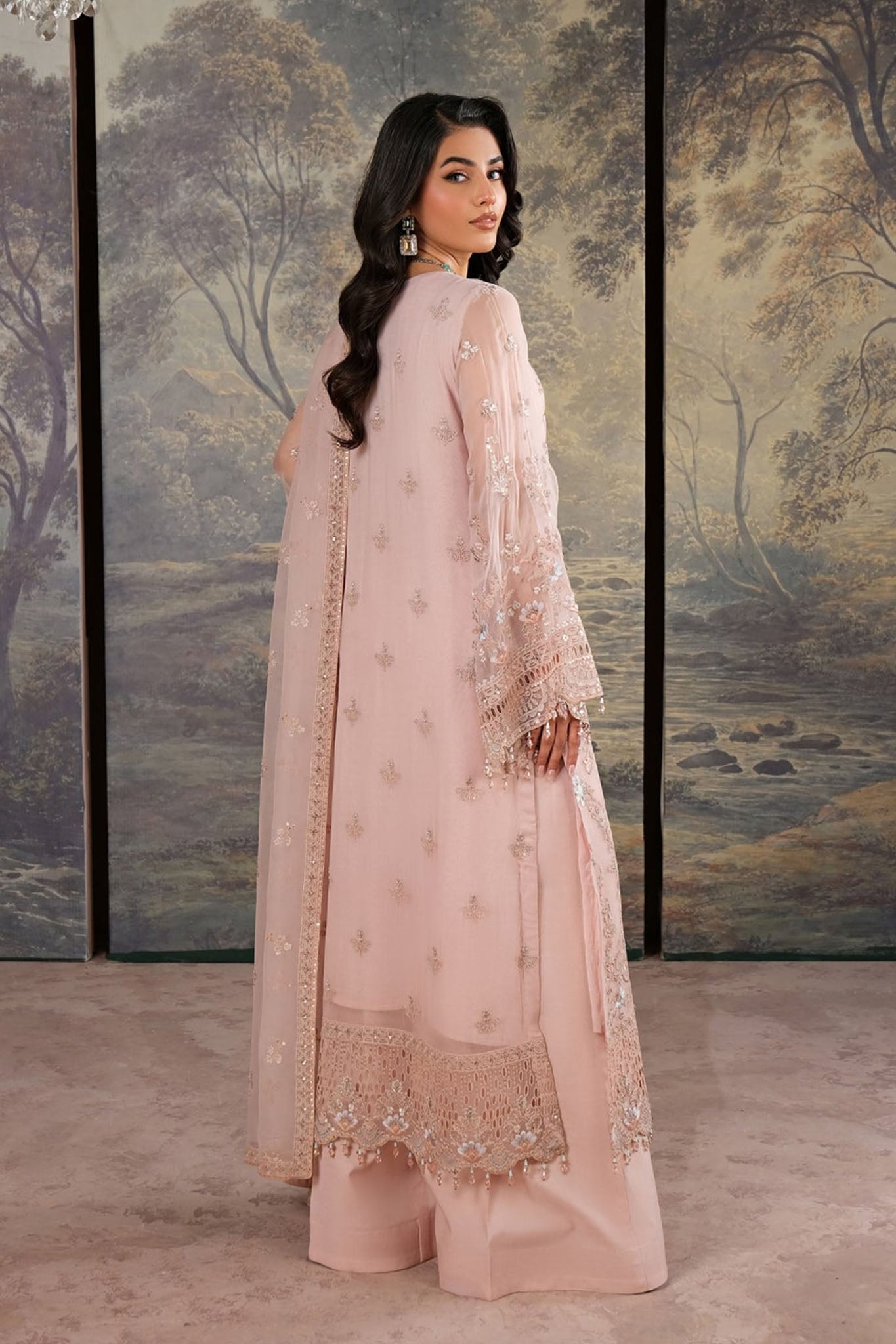 Lamisah Zebaish by Lavish Unstitched 3 Piece Luxury Chiffon Collection'2024-09-Linen