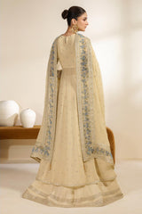 Meraki By Zarif Unstitched 3 Piece Luxury Formals Chiffon Edit Suit-ZR-MEK-09-DARYA