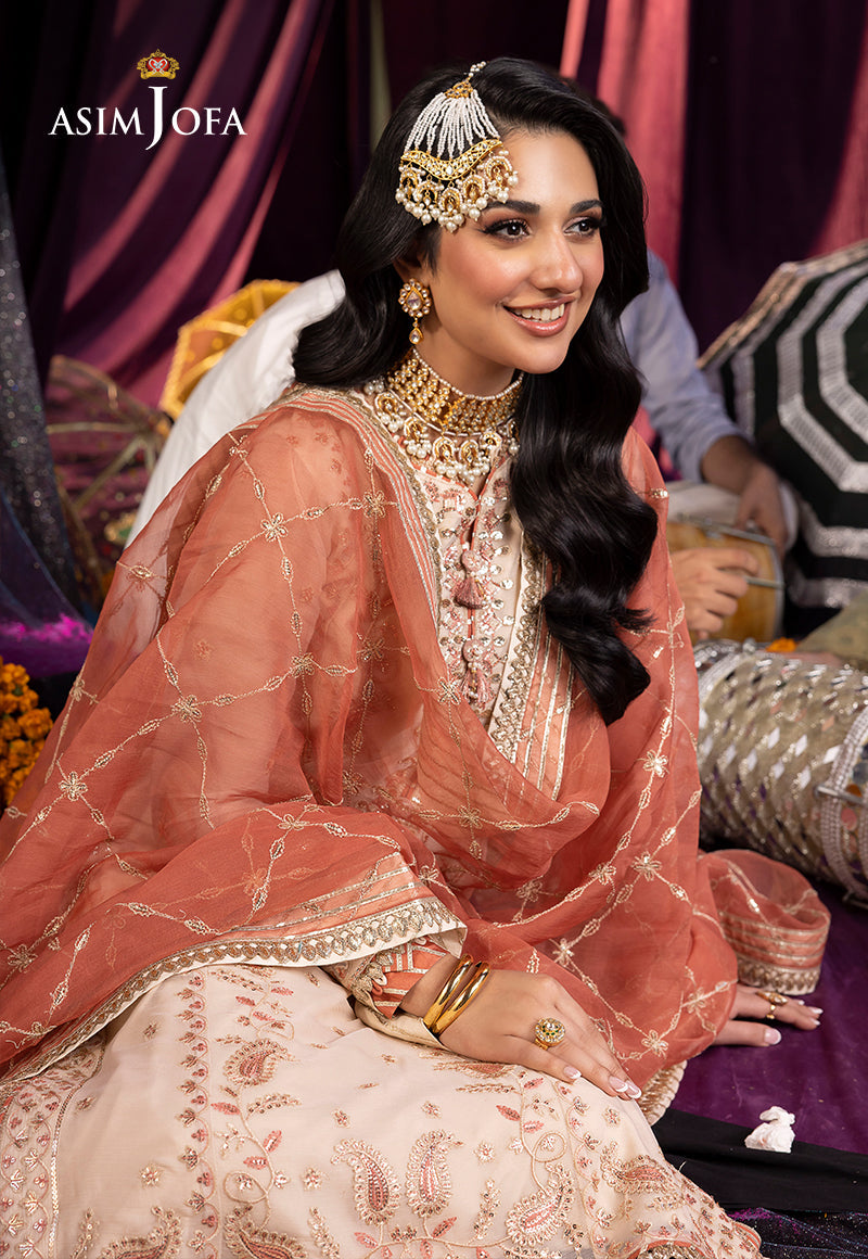 Asim Jofa Dastaan Ajda-13 Embroidered Chiffon 3 Pcs