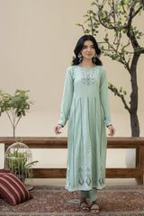 Zoya Zafar Stitched 2 Piece Cotton Collection'2025-Pastel Noor