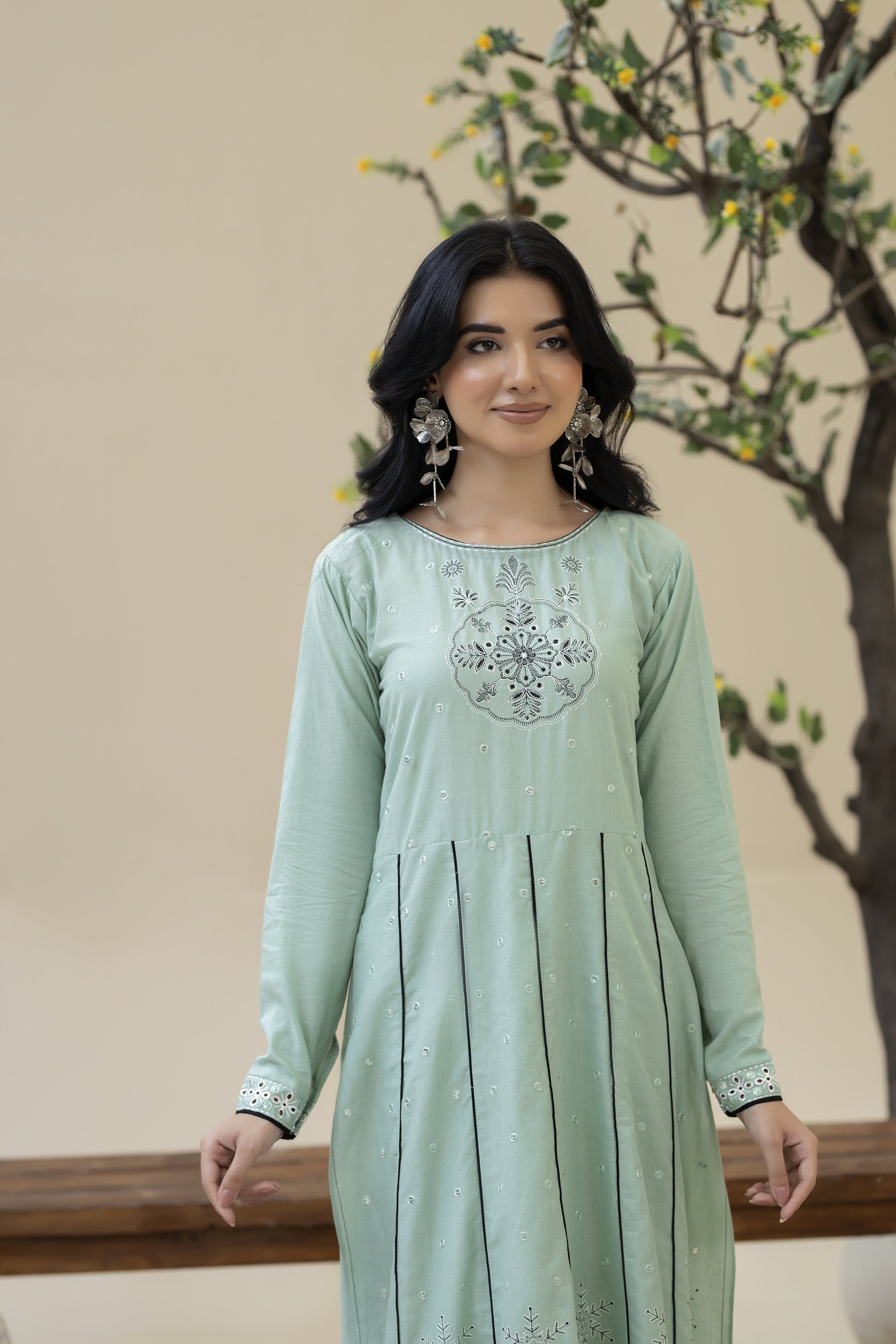 Zoya Zafar Stitched 2 Piece Cotton Collection'2025-Pastel Noor