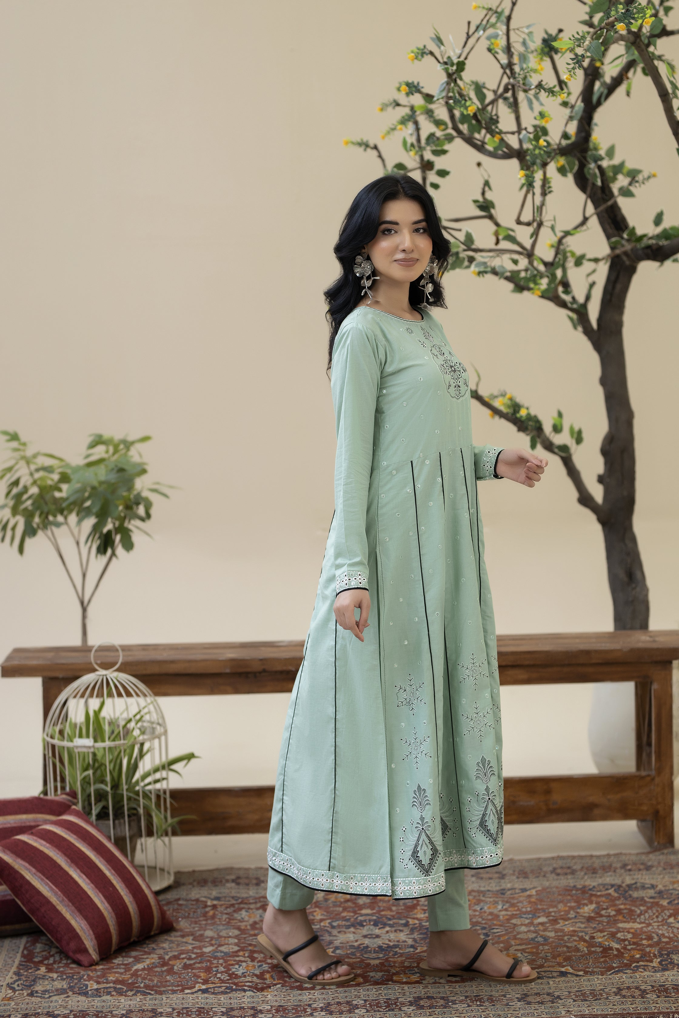 Zoya Zafar Stitched 2 Piece Cotton Collection'2025-Pastel Noor