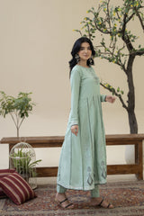 Zoya Zafar Stitched 2 Piece Cotton Collection'2025-Pastel Noor