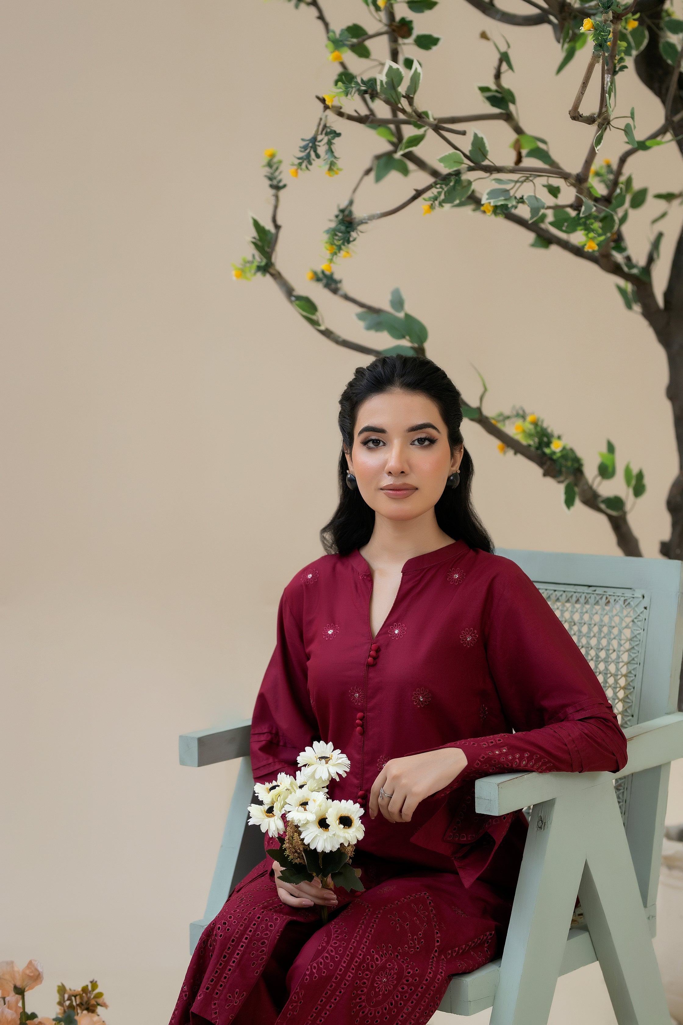 Zoya Zafar Stitched 2 Piece Cotton Collection'2025-Hina