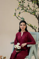 Zoya Zafar Stitched 2 Piece Cotton Collection'2025-Hina