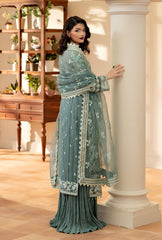 Azul By Yashfa Studio Unstitched 3 Piece Luxury Formals Suit-MAHE NOOR