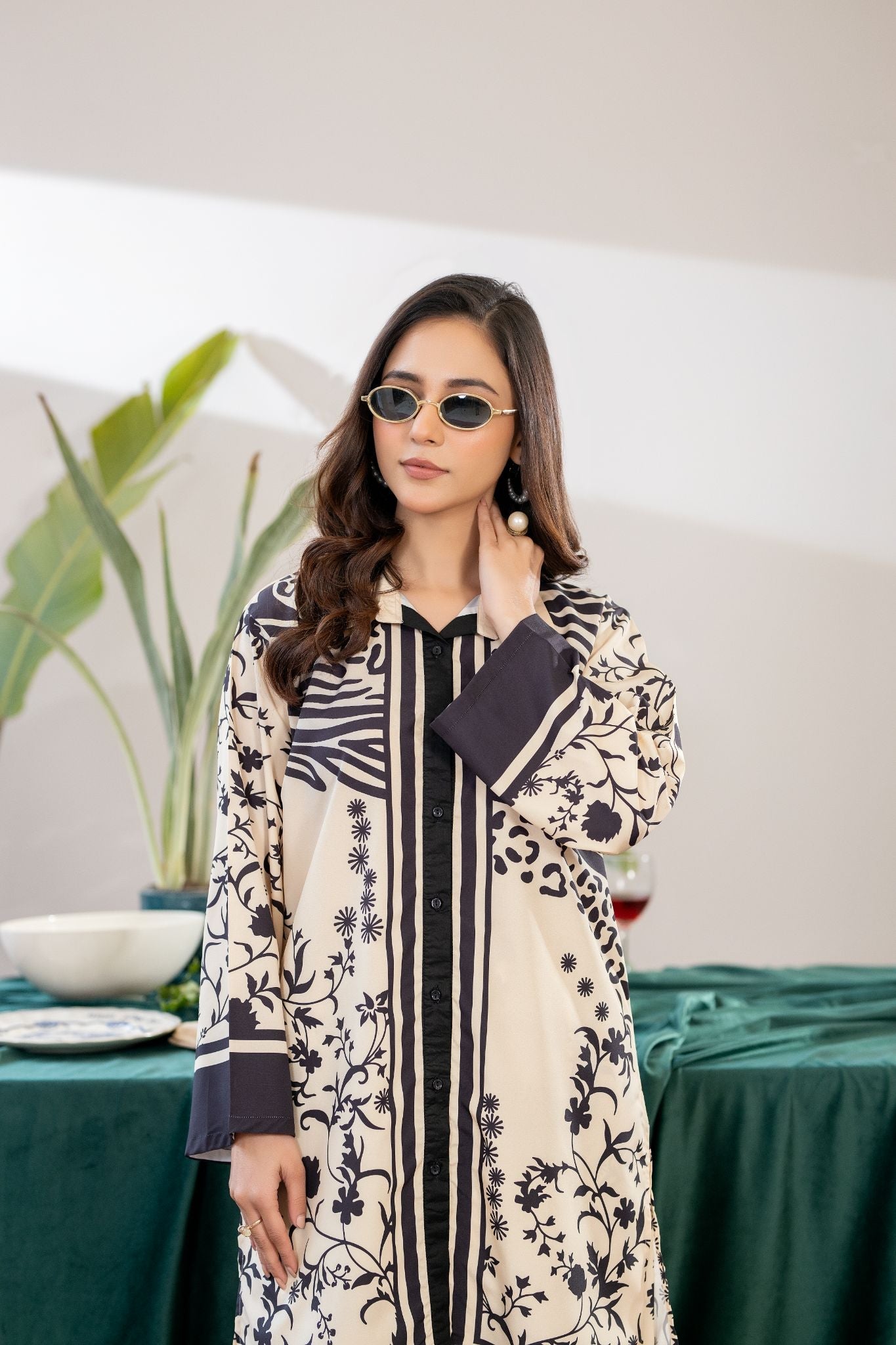 Crape De Luxe by Panache Apparel Stitched Vol-02 Collection-Ivory