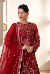 Azul By Yashfa Studio Unstitched 3 Piece Luxury Formals Suit-BANUKSHA