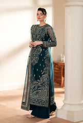 Azul By Yashfa Studio Unstitched 3 Piece Luxury Formals Suit-BAKHTAWAR