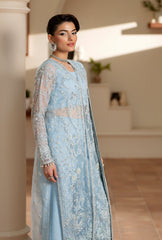 Azul By Yashfa Studio Unstitched 3 Piece Luxury Formals Suit-ZINNIA