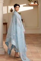 Azul By Yashfa Studio Unstitched 3 Piece Luxury Formals Suit-ZINNIA