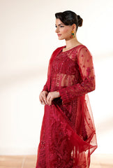 Azul By Yashfa Studio Unstitched 3 Piece Luxury Formals Suit-GUL BANO