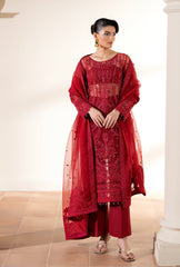 Azul By Yashfa Studio Unstitched 3 Piece Luxury Formals Suit-GUL BANO