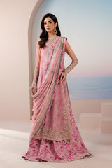 Roselle By Zarif Unstitched 3 Piece Printed & Emb Formals Suit-TWIRL