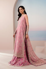 Roselle By Zarif Unstitched 3 Piece Printed & Emb Formals Suit-TWIRL